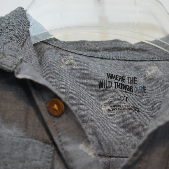 Boys Short Bundle Sz 5 &5T t-shirts Button Front - Picture 9 of 10